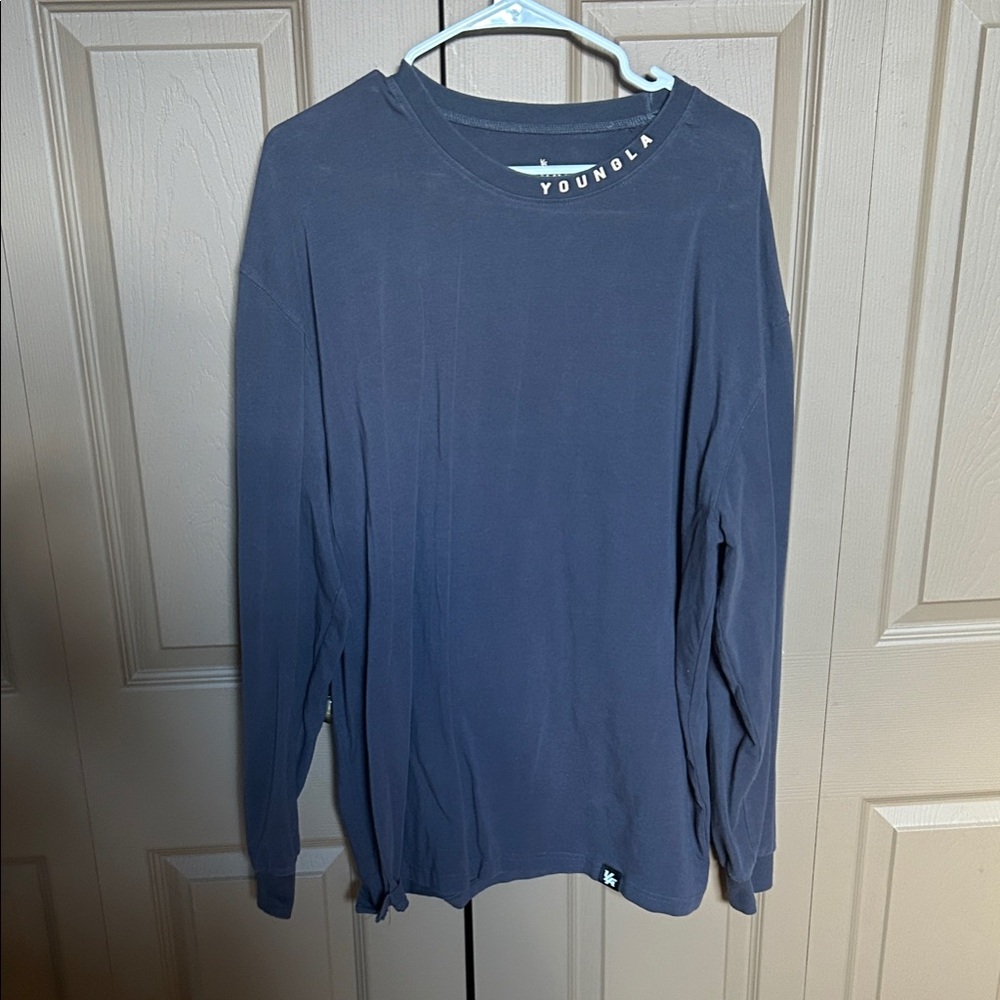 YoungLA Navy Long Sleeve Top